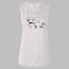 Ladies' Bella Flowy Scoop Muscle Tank Thumbnail