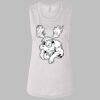Ladies' Bella Flowy Scoop Muscle Tank Thumbnail