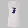 Ladies' Bella Flowy Scoop Muscle Tank Thumbnail