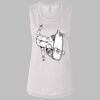 Ladies' Bella Flowy Scoop Muscle Tank Thumbnail