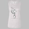 Ladies' Bella Flowy Scoop Muscle Tank Thumbnail