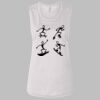 Ladies' Bella Flowy Scoop Muscle Tank Thumbnail