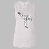 Ladies' Bella Flowy Scoop Muscle Tank Thumbnail