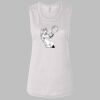 Ladies' Bella Flowy Scoop Muscle Tank Thumbnail