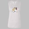 Ladies' Bella Flowy Scoop Muscle Tank Thumbnail