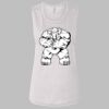 Ladies' Bella Flowy Scoop Muscle Tank Thumbnail