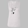 Ladies' Bella Flowy Scoop Muscle Tank Thumbnail