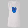 Ladies' Bella Flowy Scoop Muscle Tank Thumbnail