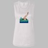 Ladies' Bella Flowy Scoop Muscle Tank Thumbnail