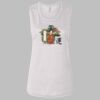 Ladies' Bella Flowy Scoop Muscle Tank Thumbnail