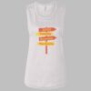 Ladies' Bella Flowy Scoop Muscle Tank Thumbnail