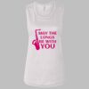 Ladies' Bella Flowy Scoop Muscle Tank Thumbnail