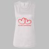 Ladies' Bella Flowy Scoop Muscle Tank Thumbnail