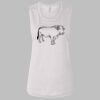 Ladies' Bella Flowy Scoop Muscle Tank Thumbnail