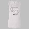 Ladies' Bella Flowy Scoop Muscle Tank Thumbnail