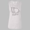 Ladies' Bella Flowy Scoop Muscle Tank Thumbnail