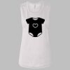 Ladies' Bella Flowy Scoop Muscle Tank Thumbnail