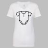 Next Level The Ideal V T-Shirt Thumbnail